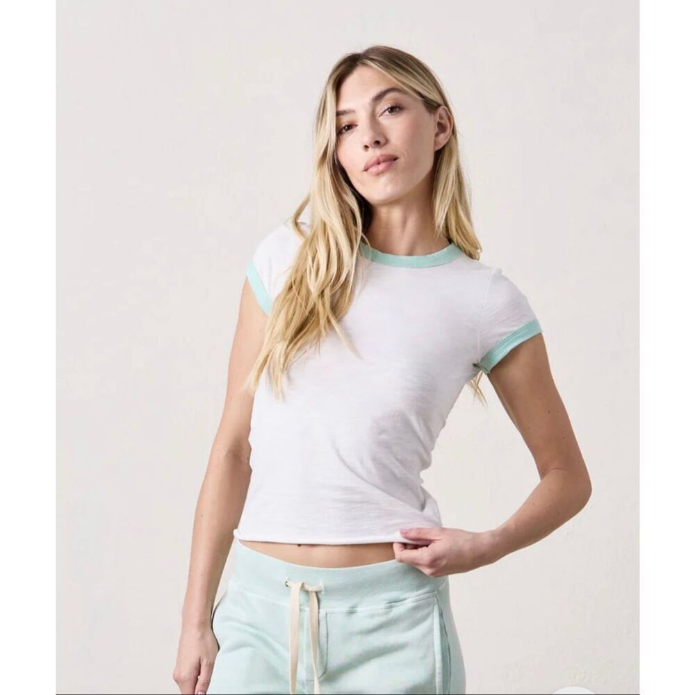 NSF Bodhi Baby Tee New in White/Green With Tags Size Medium